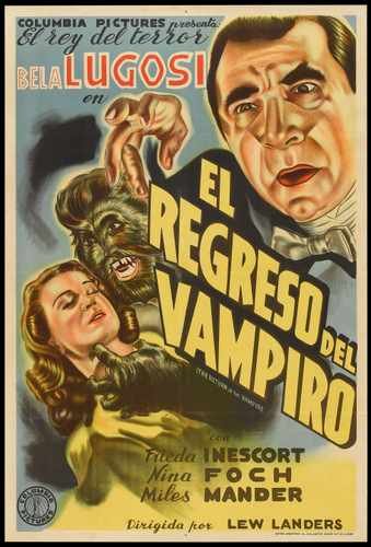 return of vampire 1944  01 film star poster A4 Photo Print