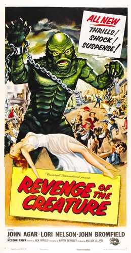revenge of creature  02 film star poster A4 Photo Print