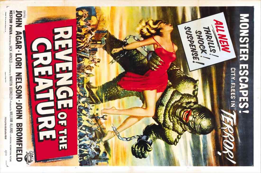revenge of creature poster 01 A4 Photo Print