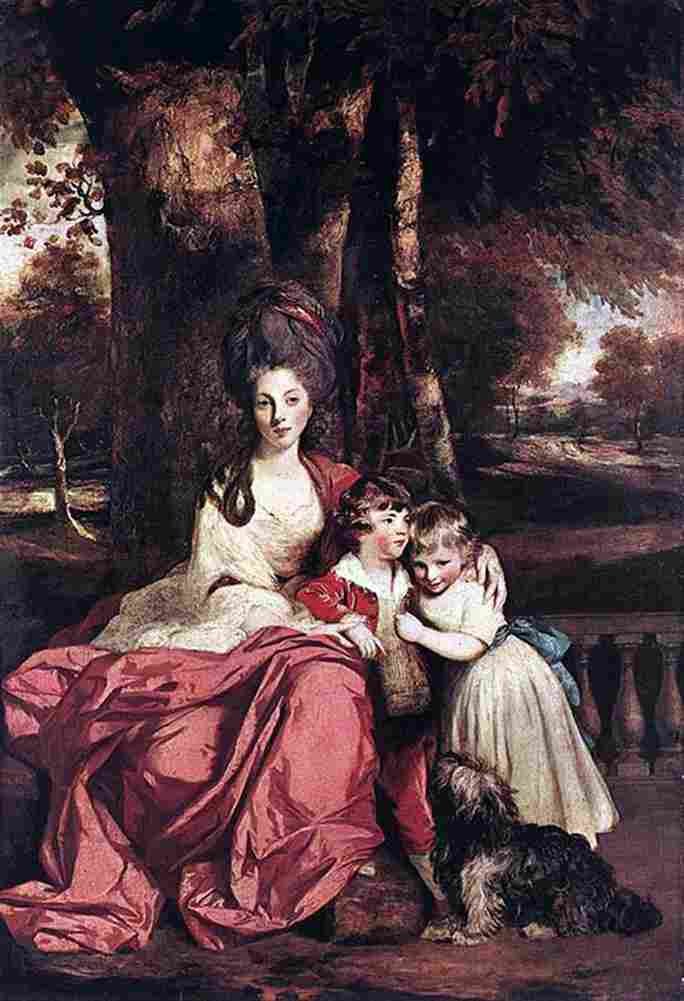 rey Elizabeth Delme and Children Art A4 Photo Print