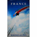 rhone alpes georges mathieu 1970 2 Advert A4 Photo Print