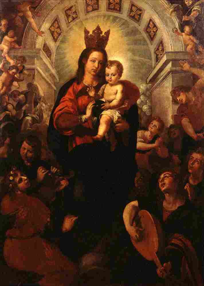 ribalta virgin of portacoeli Art A4 Photo Print