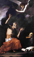 ribera saint jerome and the angel Art A4 Photo Print