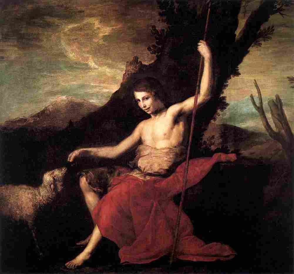 ribera saint john the baptist in the desert Art A4 Photo Print