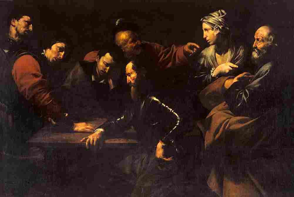 ribera the denial of saint peter Art A4 Photo Print
