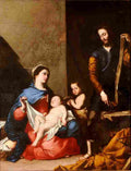 ribera the holy family Art A4 Photo Print