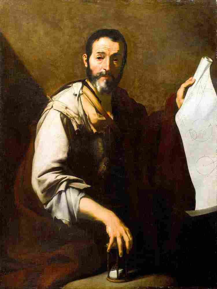 ribera the philosopher thales Art A4 Photo Print