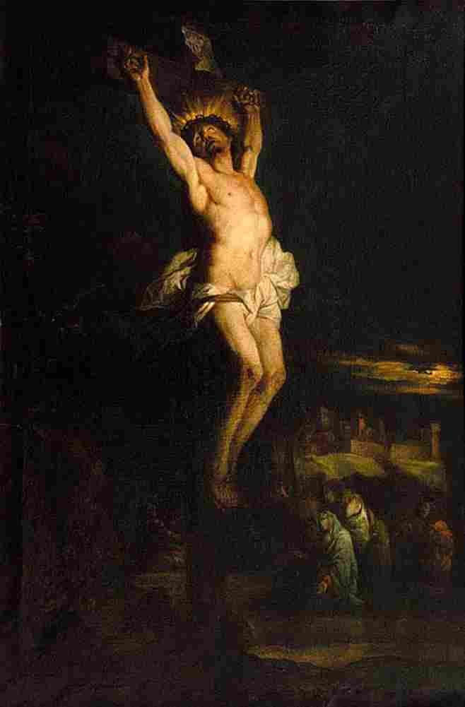 riga Christ on the Cross Art A4 Photo Print