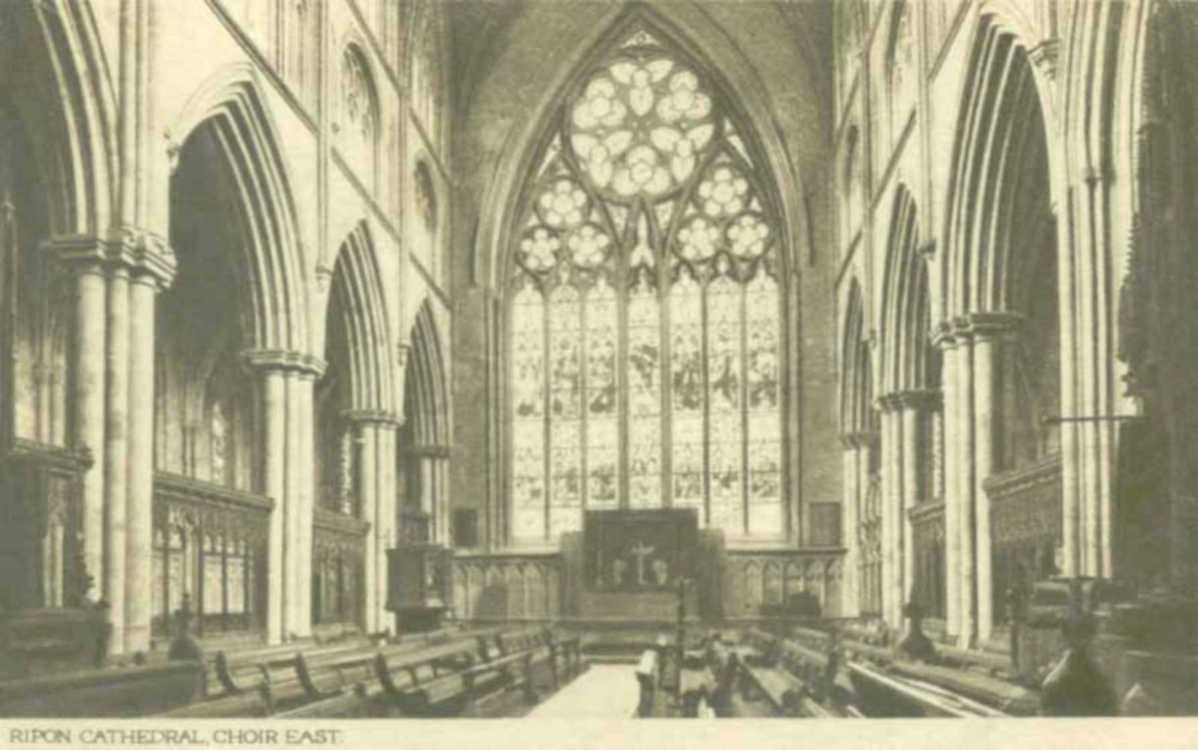 ripon cathedral choir 2Vintage 1880s 1900s A4 Photo Print