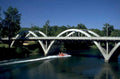 river bridge jetboat 1980s 1990s A4 Photo Print