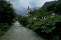 river church mountains 1980s 1990s A4 Photo Print