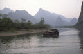 river cruise guilin 1980s 1990s A4 Photo Print