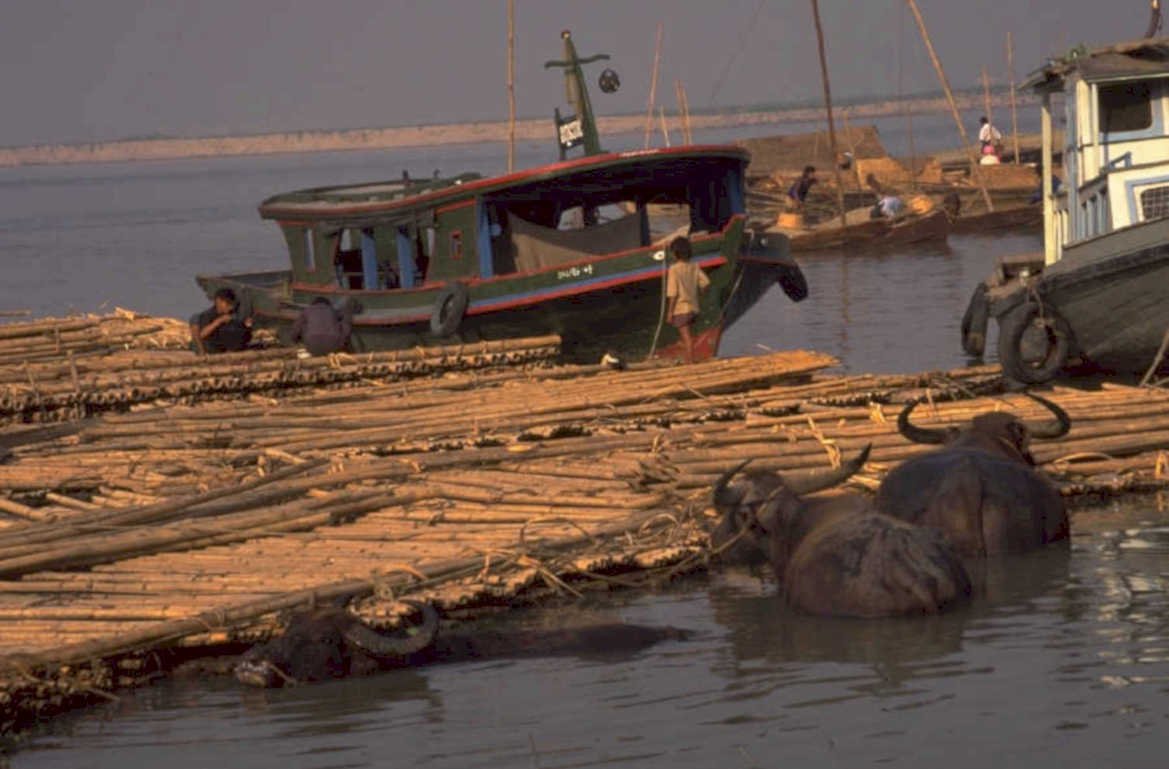 river rafts bishak 1980s 1990s A4 Photo Print