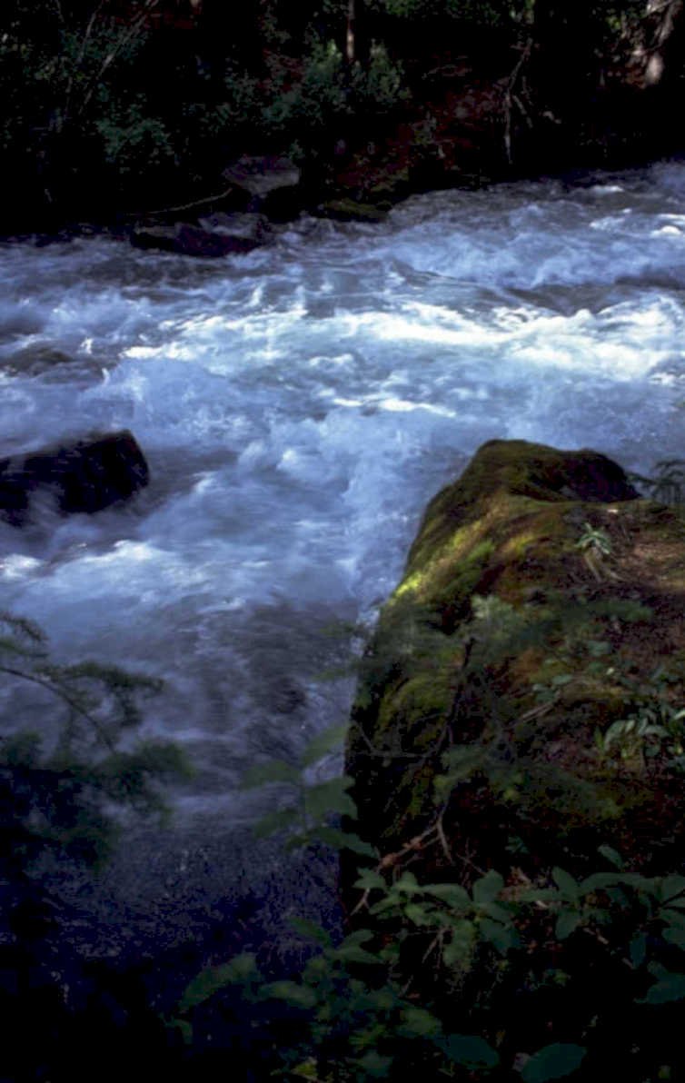 river rocks mountains 1980s 1990s A4 Photo Print