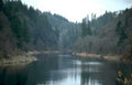 river valley reflection Vintage A4 Photo Print