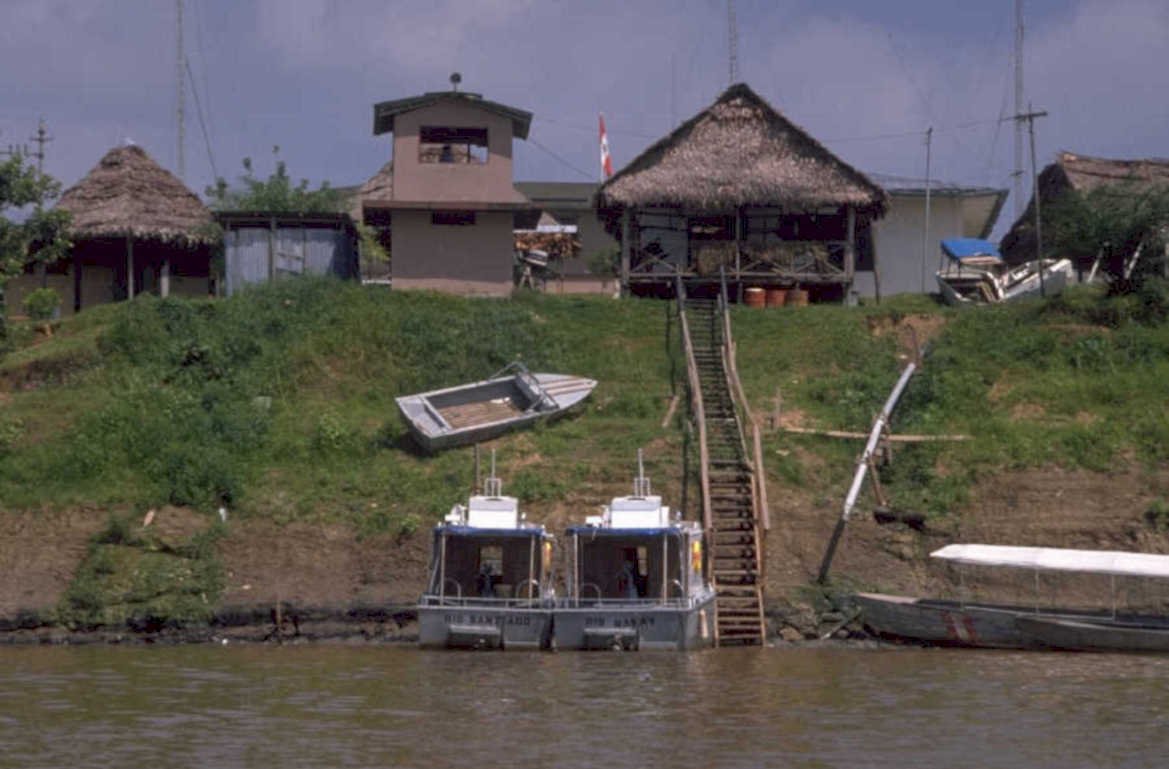 river village boats 1980s 1990s A4 Photo Print