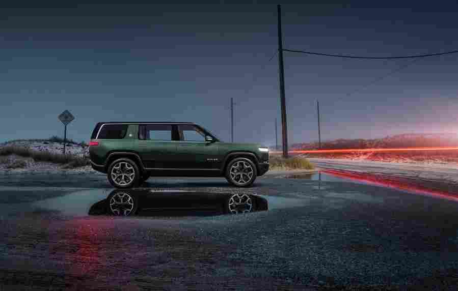 rivian r1s 2021 7006 11 Car A4 Photo Print