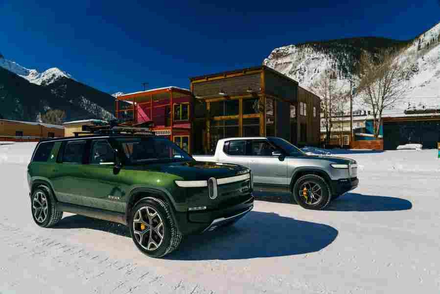 rivian r1s 2021 7006 20 Car A4 Photo Print