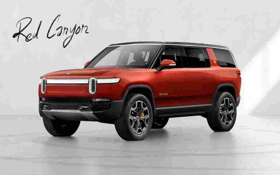 rivian r1s 2021 7006 22 Car A4 Photo Print