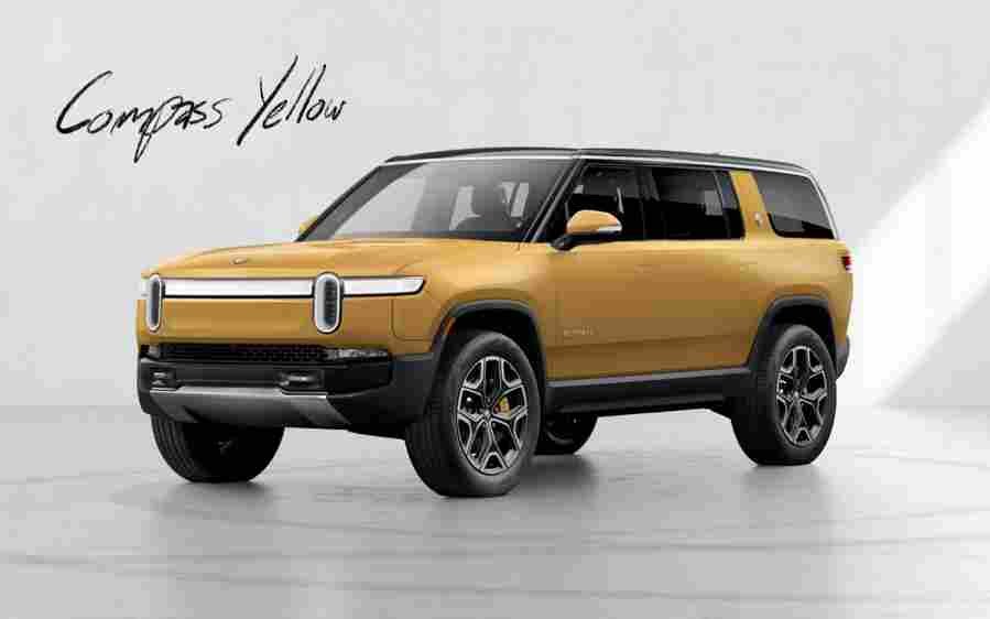 rivian r1s 2021 7006 30 Car A4 Photo Print