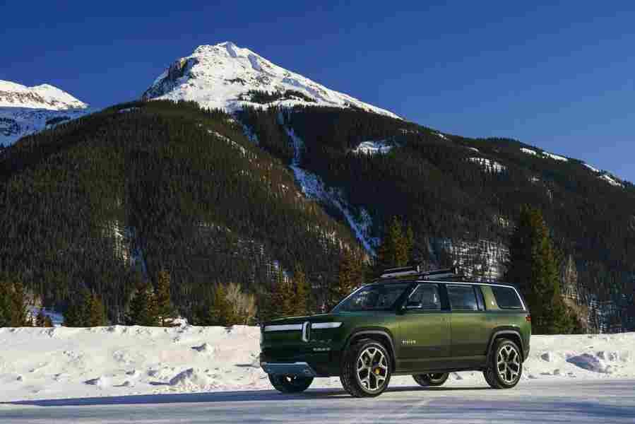 rivian r1s 2021 7006 32 Car A4 Photo Print
