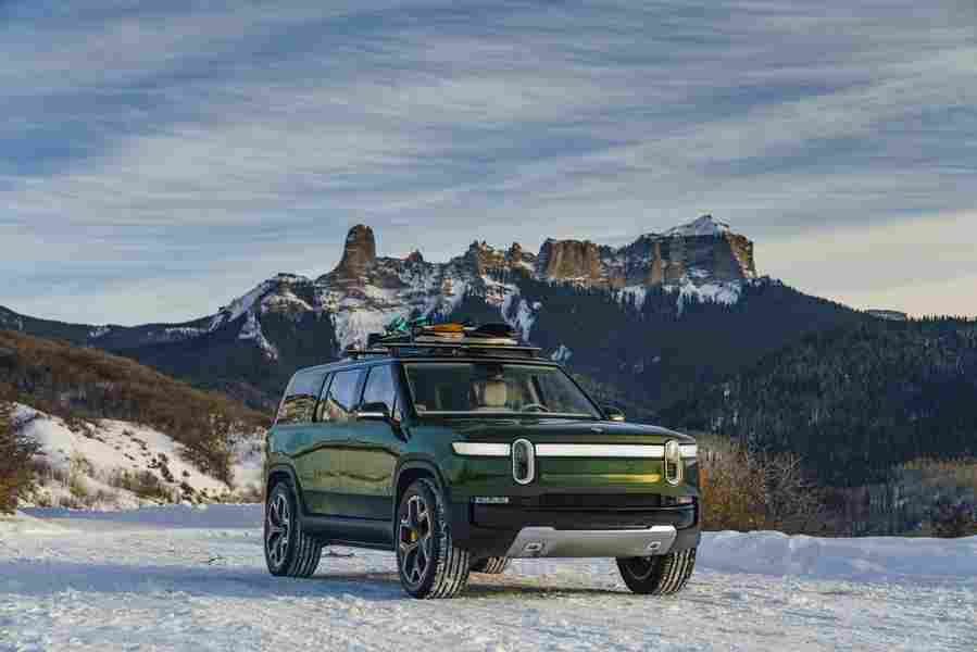 rivian r1s 2021 7006 33 Car A4 Photo Print