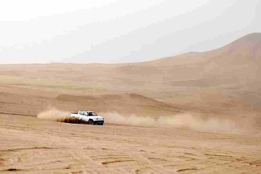 rivian r1t 2021 7005 10 Car A4 Photo Print
