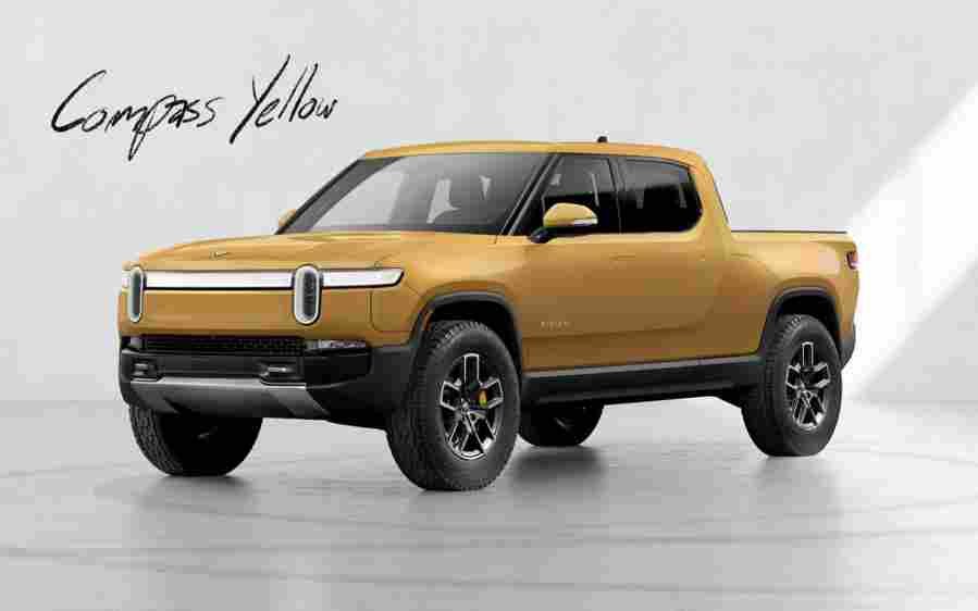 rivian r1t 2021 7005 31 Car A4 Photo Print