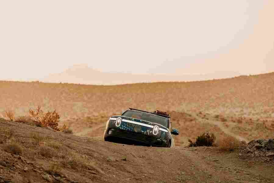rivian r1t 2021 7005 33 Car A4 Photo Print