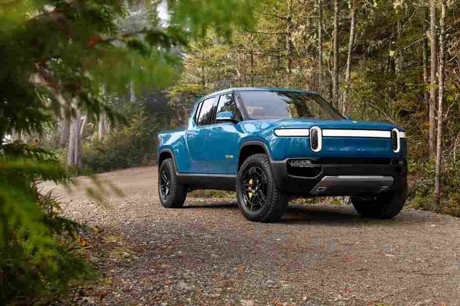 rivian r1t 2021 7005 35 Car A4 Photo Print