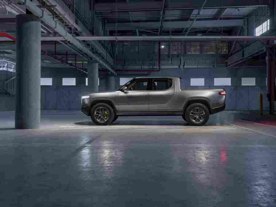 rivian r1t 2021 7005 45 Car A4 Photo Print
