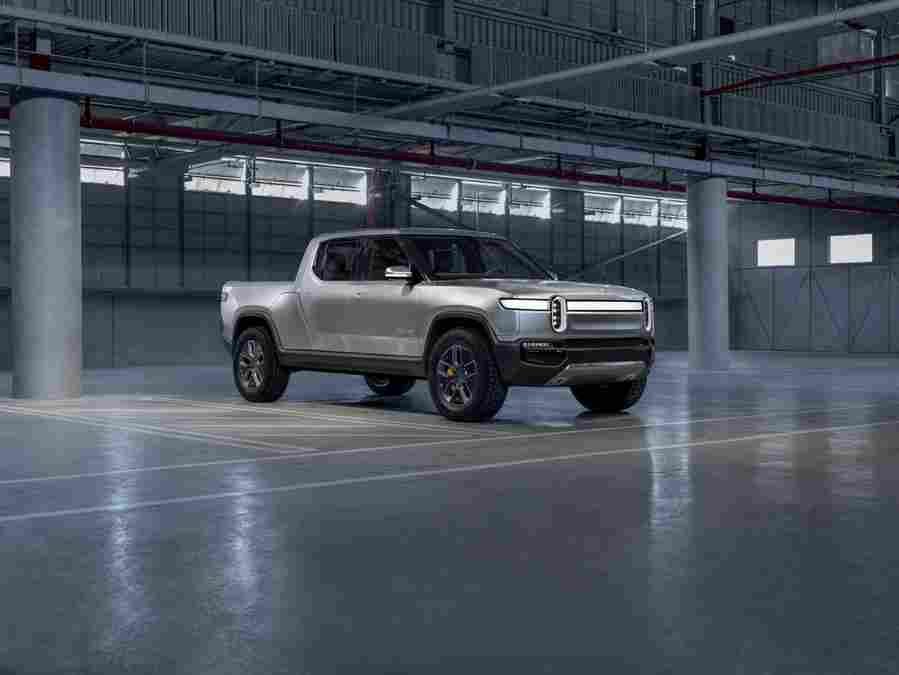 rivian r1t 2021 7005 47 Car A4 Photo Print