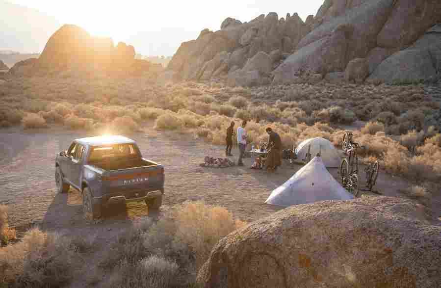 rivian r1t 2021 7005 50 Car A4 Photo Print