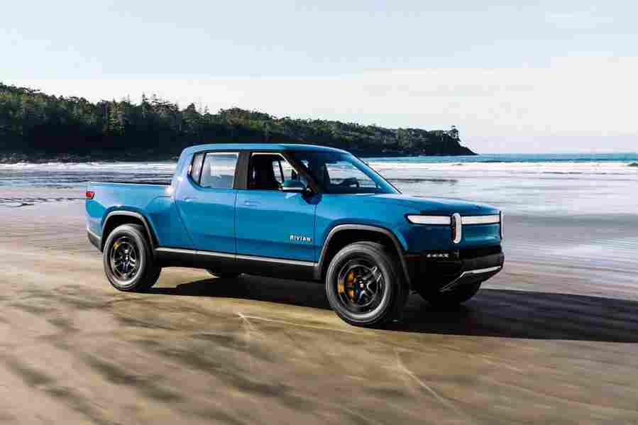 rivian r1t 2021 7005 54 Car A4 Photo Print