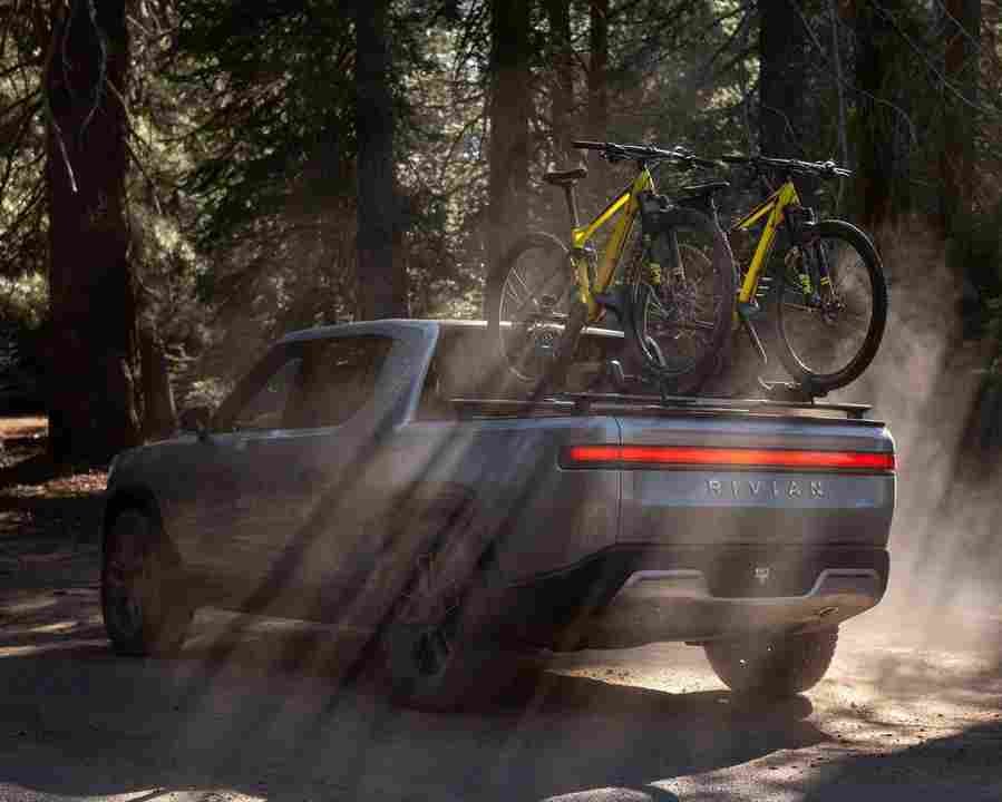 rivian r1t 2021 7005 56 Car A4 Photo Print