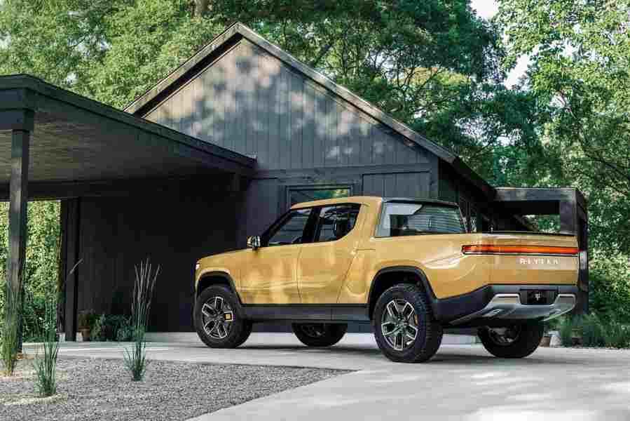rivian r1t 2021 7005 7 Car A4 Photo Print
