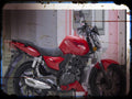 rks 125 Keeway A4 Photo Print Motorbike Vintage Aged