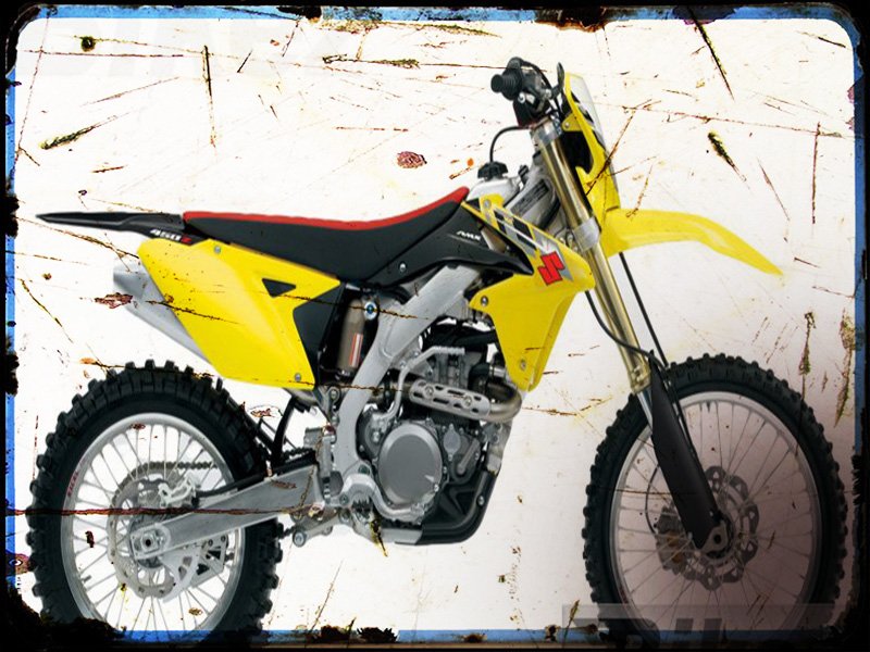 rmx450z Suzuki A4 Photo Print Motorbike Vintage Aged