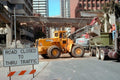 road closure construction1980s 1990s A4 Photo Print