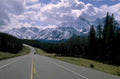 road mountains banff 1980s 1990s A4 Photo Print