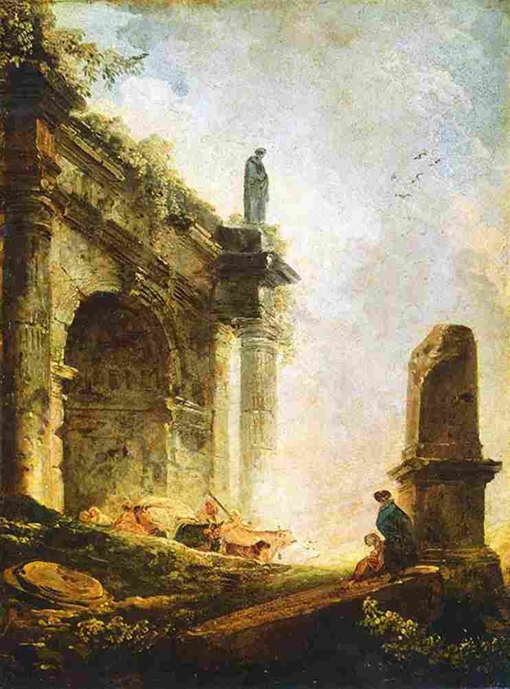 rob Ancient Ruins Art A4 Photo Print