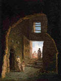 rob Inhabited Ruins Art A4 Photo Print