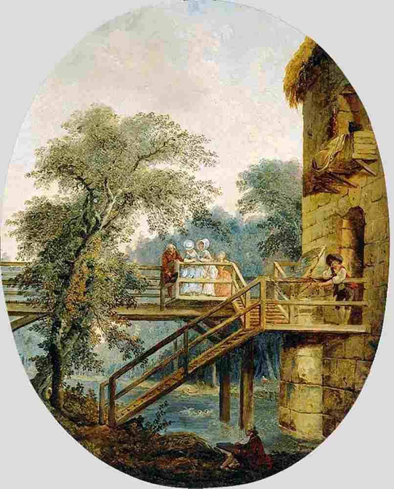 rob The Footbridge Art A4 Photo Print