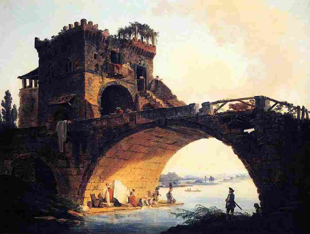 rob The Old Bridge Art A4 Photo Print