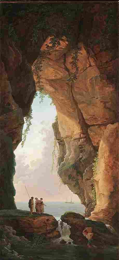 robert hubert the mouth of a cave Art A4 Photo Print