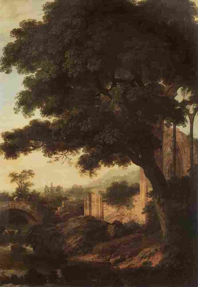 roberts An Irish Capriccio Landscape Art A4 Photo Print