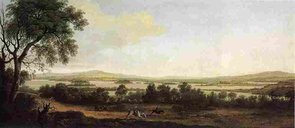 roberts Belleisle A Hunting Scene Art A4 Photo Print