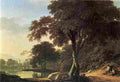 roberts Landscape with a Ruined Abbey Art A4 Photo Print