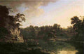 roberts View of Beauparc from the Boyne Art A4 Photo Print