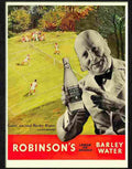 robinsons barley water tennis 1950s Advert A4 Photo Print